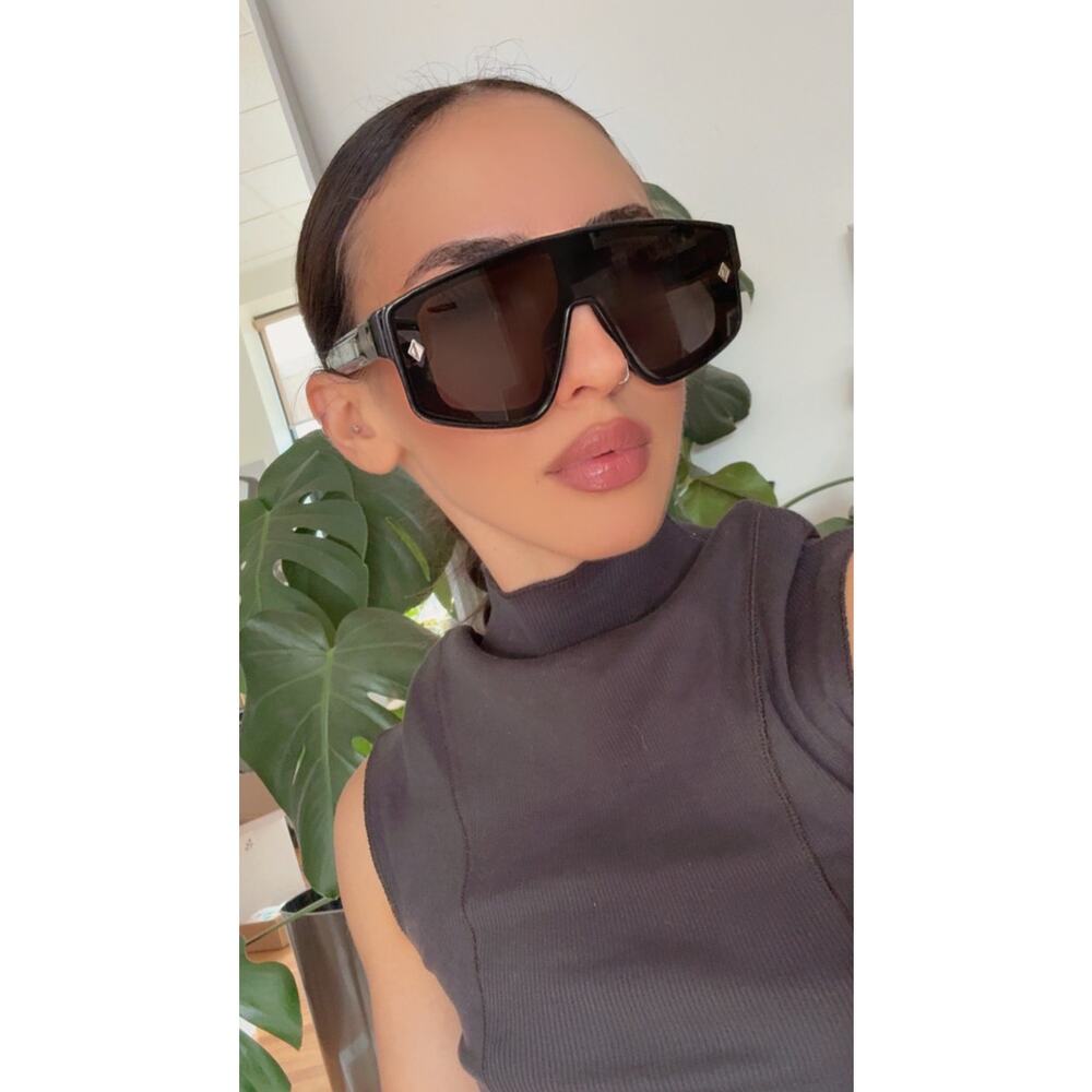 NEW Dior CD Diamond M1U Clip On Sunglasses in Black $740 - Picture 2 of 11